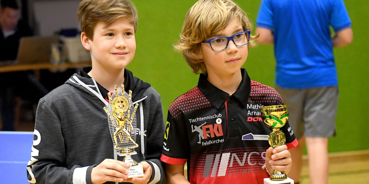 Bronze für U11-Spieler Deutsch/Arnaud im U13-Doppel